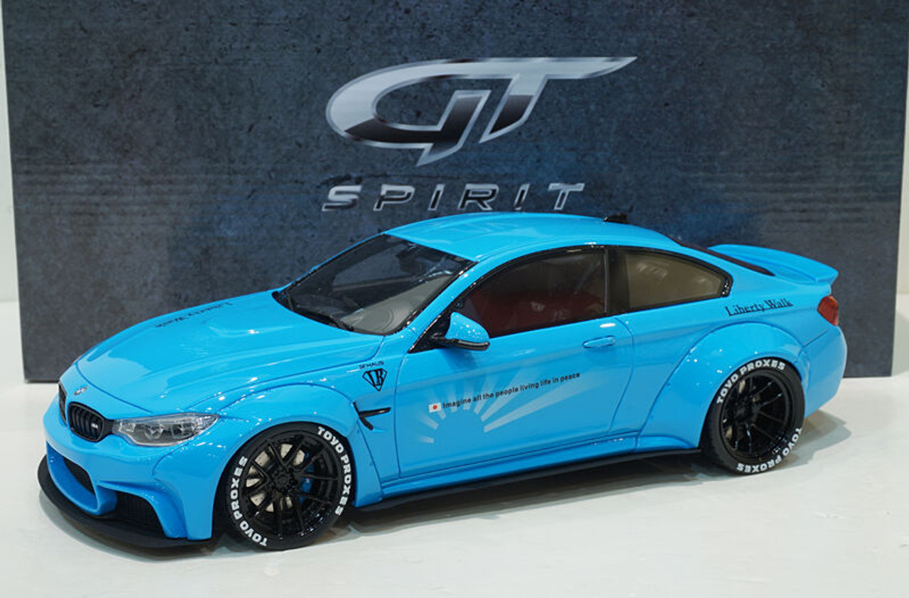 1/18 GT Spirit GTSpirit BMW M4 LB Works Liberty Works Widebody (Baby Blue) Resin Car Model