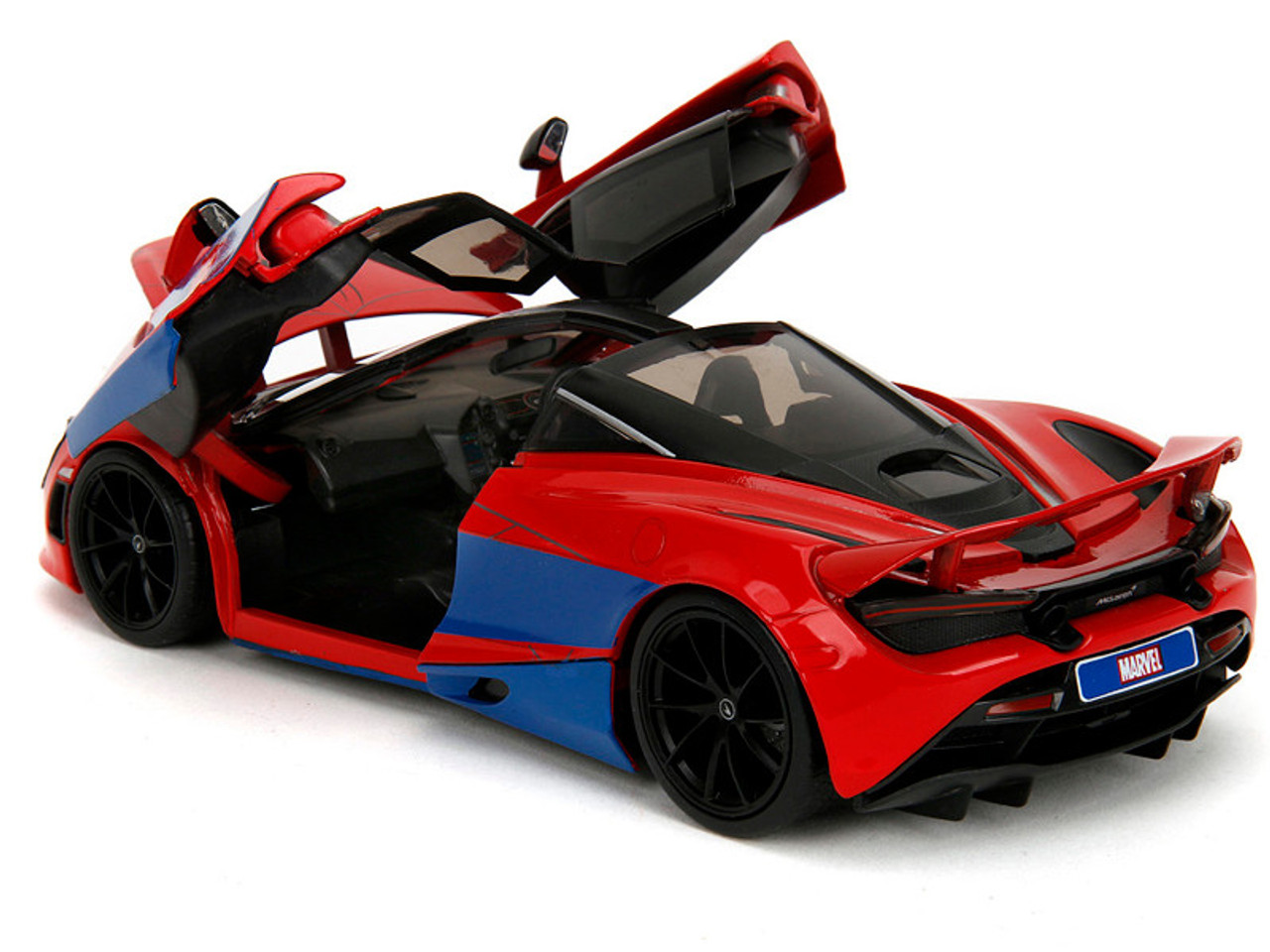 1/24 Jada McLaren 720S & Spider-Man Figure Diecast Car Model