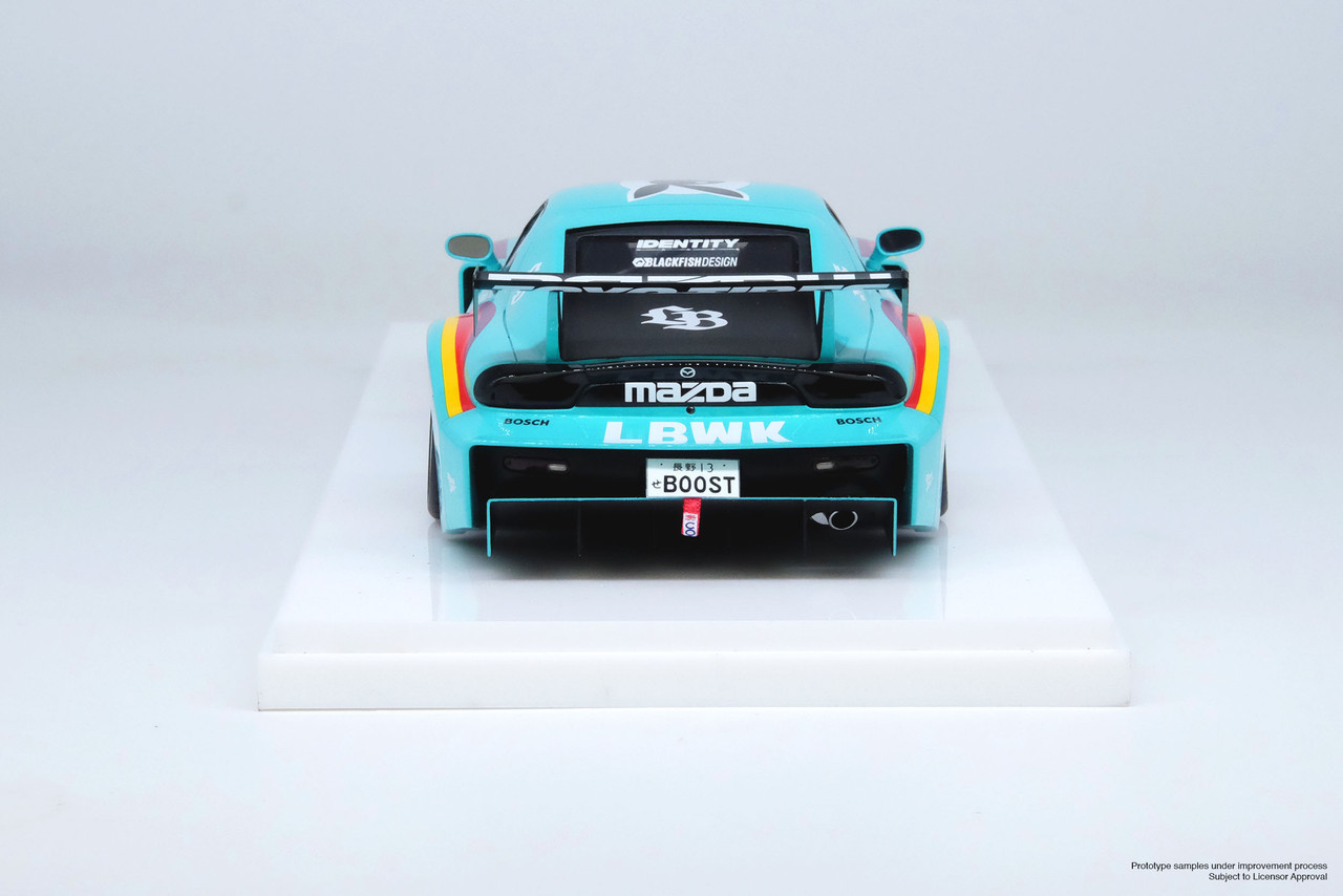 1/18 Inno Mazda RX-7 RX7 (FD3S) LB-Super Silhouette #15 (Blue) Car