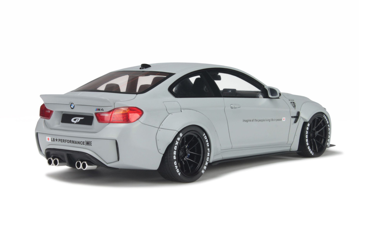 1/18 GT Spirit GTSpirit BMW M4 LB Works Liberty Works Performance Wide body  (Grey) Resin Car Model