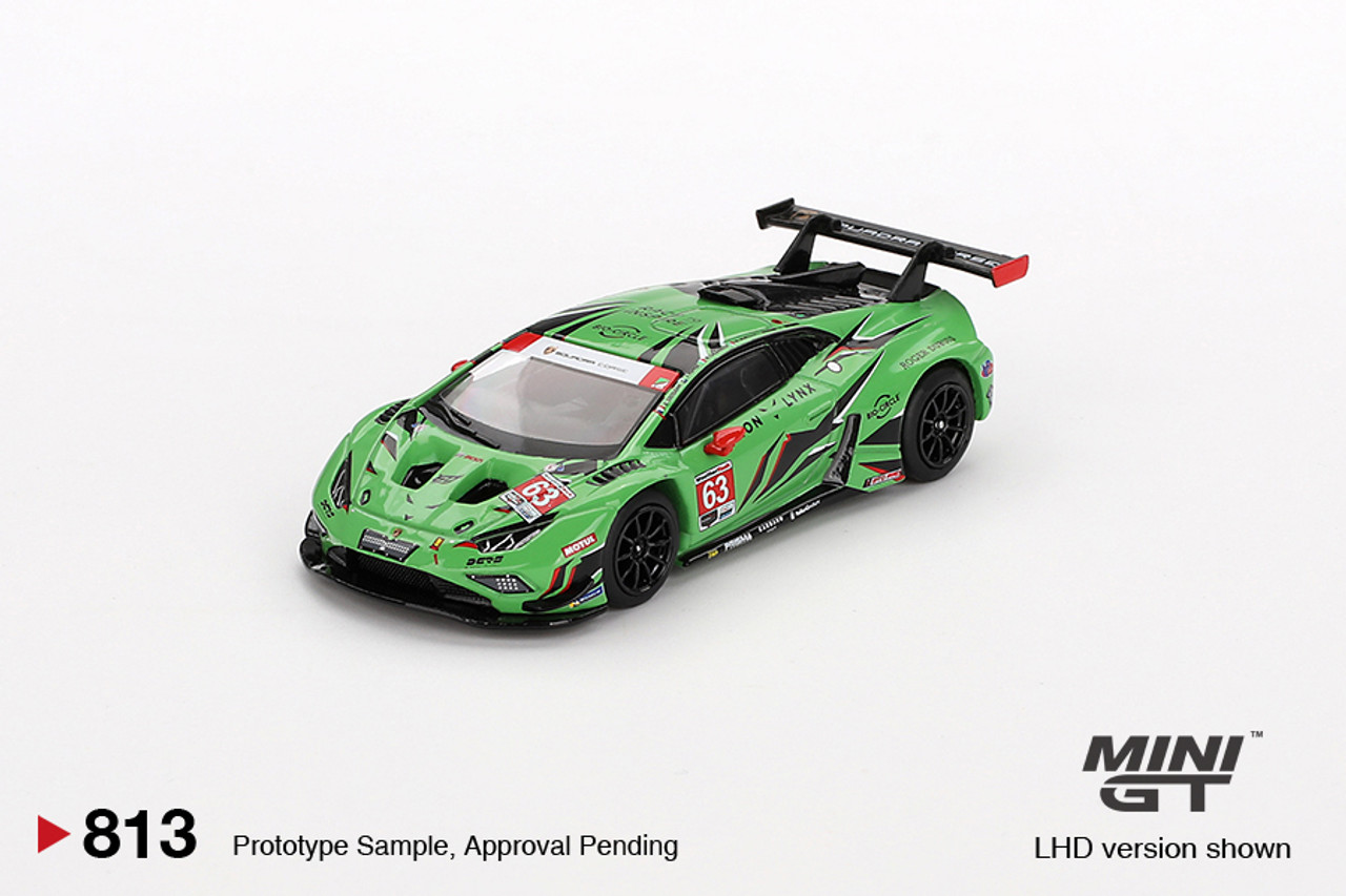 ホビーラジコン MXMX 1/64 Mini GT Lamborghini Huracán GT3 EVO2 #63 Iron Lynx