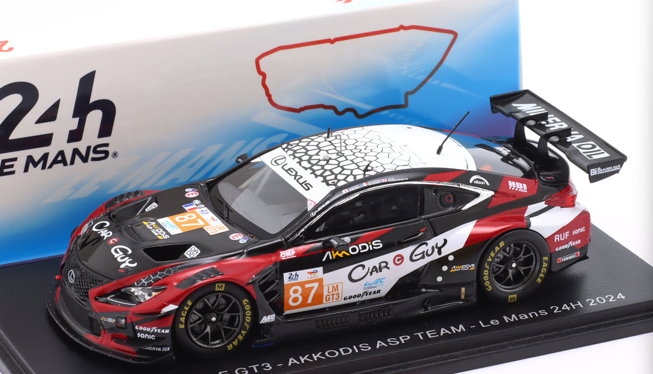 【中古】Spark 1/43 US052 Lexus RCF GT3-3GT Racing-Pole Position GTD Class Mid-Ohlo 2018 No.15[69][240069193591] スパーク 1/43 US052 レクサス RCF GT3 3GT Racing Pole Position