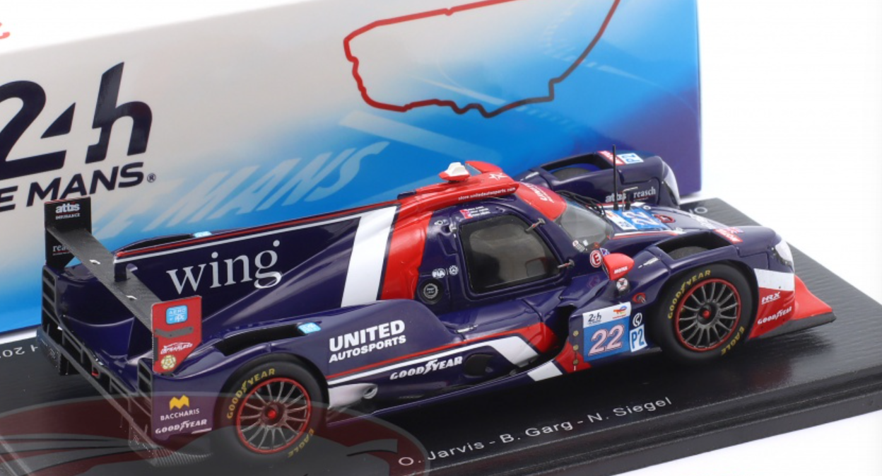 Modèle Réduit 1:43 Spark - Oreca 07 Gibson #22 - Vainqueur LMP2 24h Du Mans 2024 - Neuf