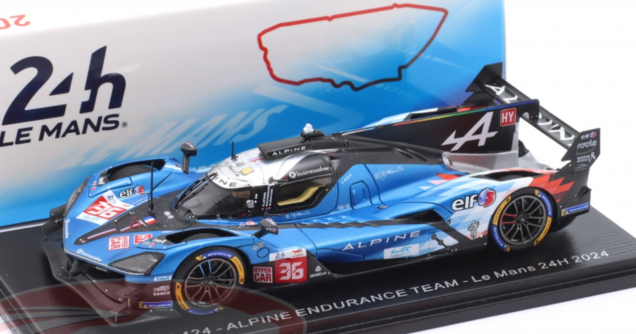 1⁄43 Alpine A424 #36 2024年ルマン24時間レース 1⁄43 Spark Alpine