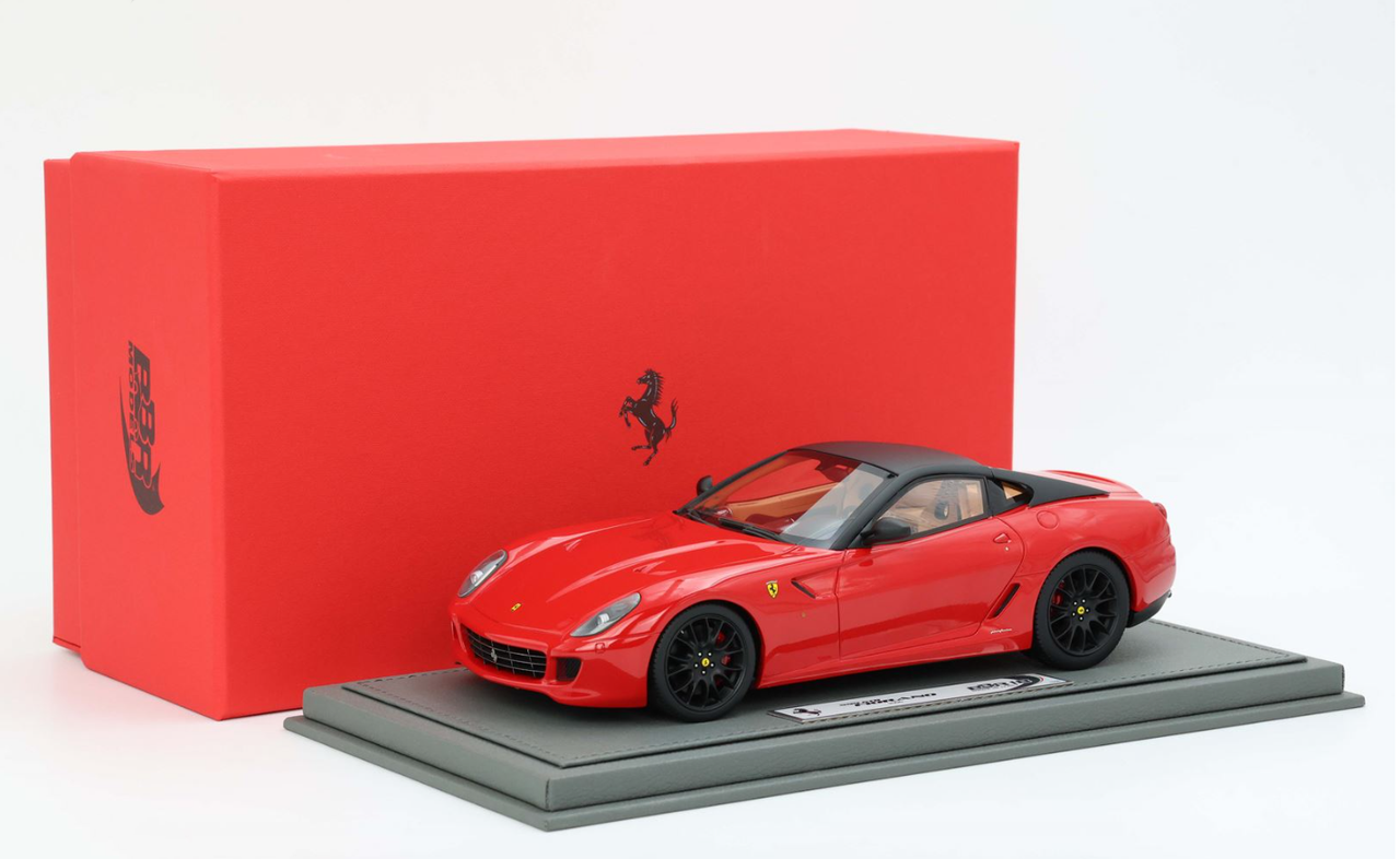 BBR 1:18 - 1 - Voiture de sport miniature - Ferrari 296 GTB Assetto Fiorano Rosso Corsa 322