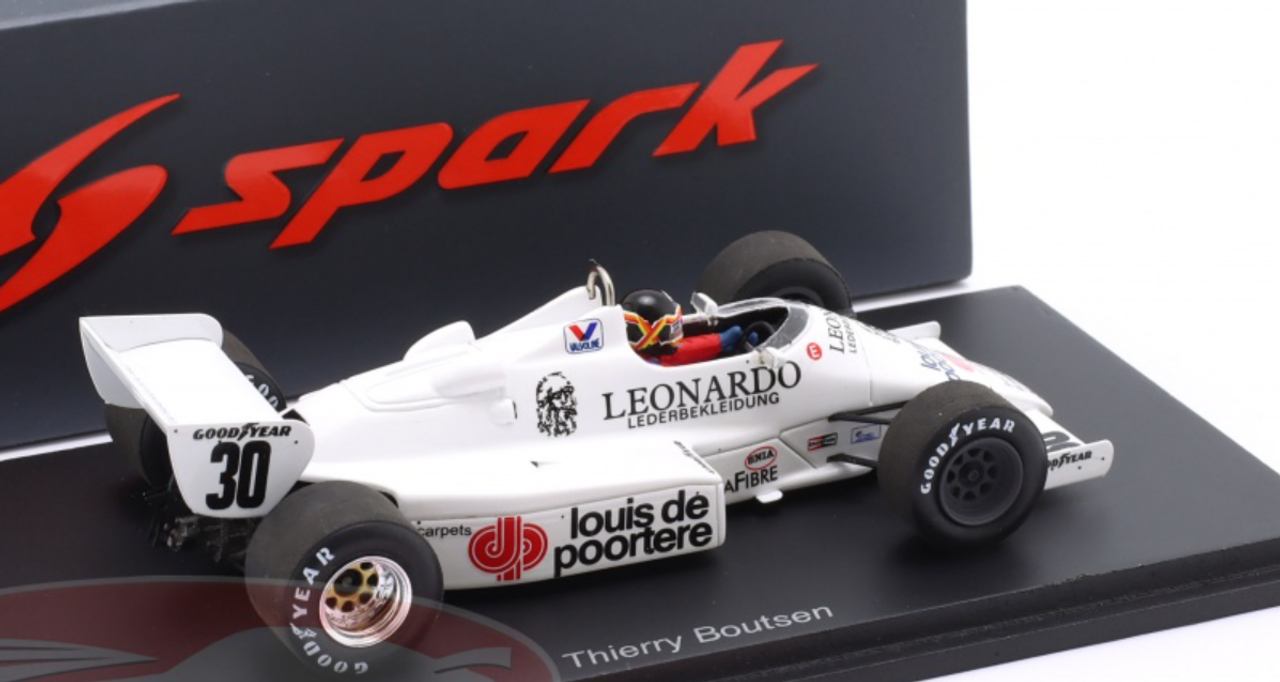 1/43 Spark 1983 Formula 1 Arrows A6 No.30 German GP 1983 Thierry Boutsen Car Model