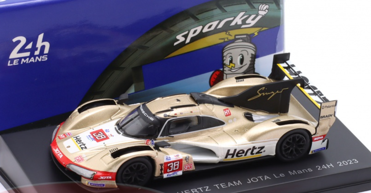 Spark スパーク ポルシェ 963 HERTZ TEAM JOTA 2023 1/64 Spark 2023 Porsche 963 #38 24h LeMans Hertz Team Jota