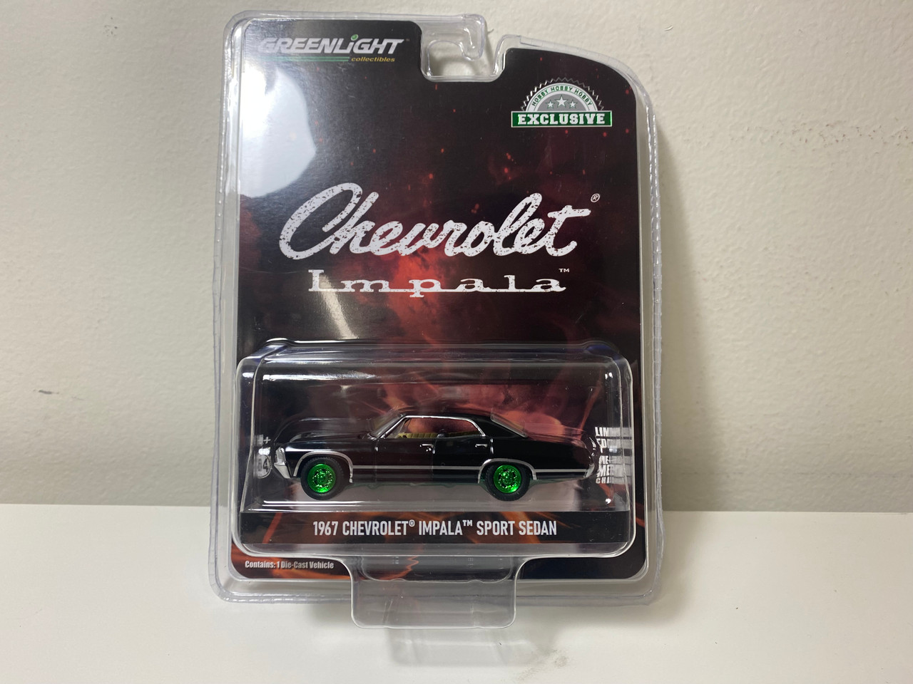CHASE CAR 1967 Chevrolet Impala Sport Sedan Tuxedo Black 
