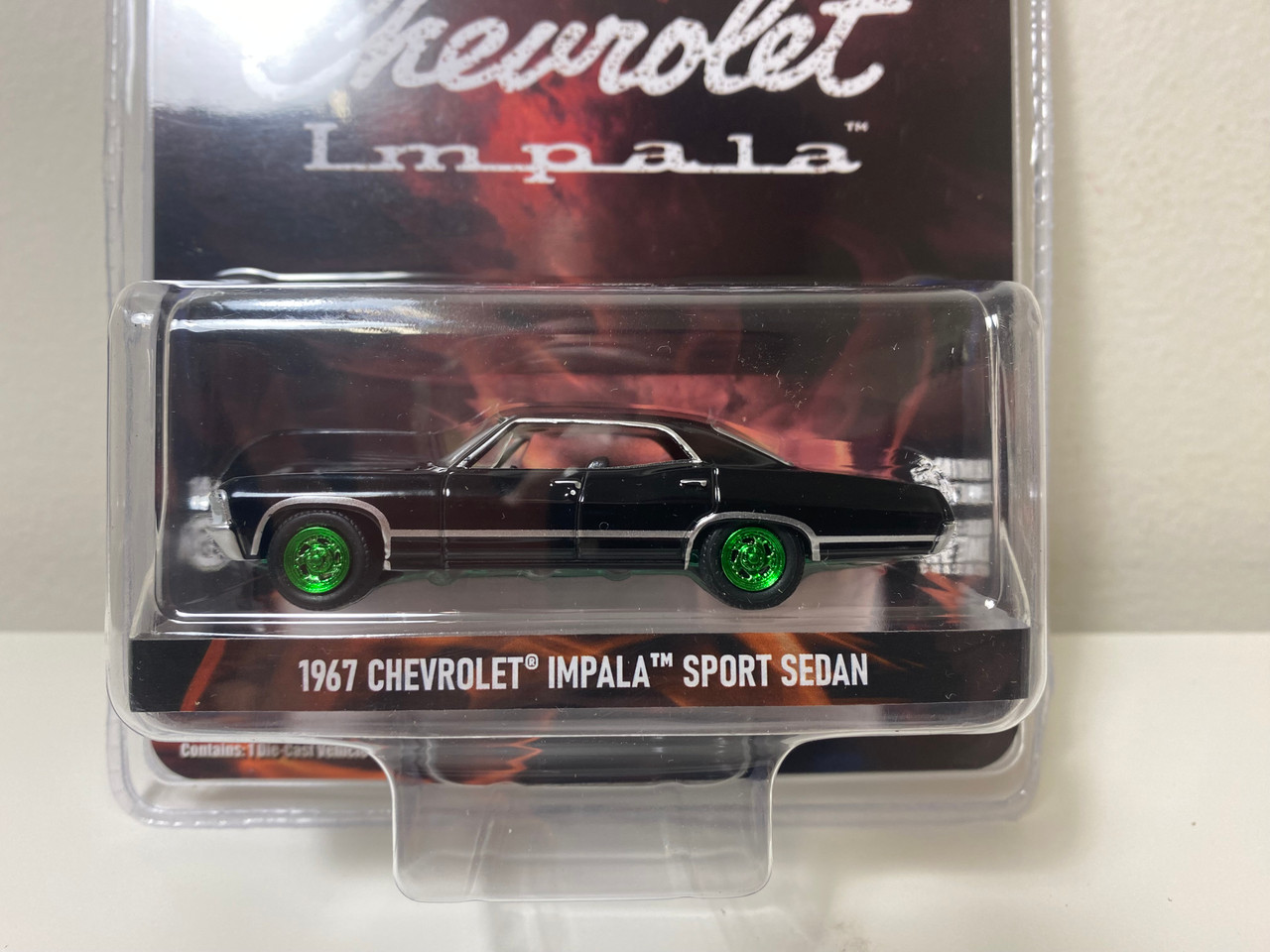 CHASE CAR 1967 Chevrolet Impala Sport Sedan Tuxedo Black 