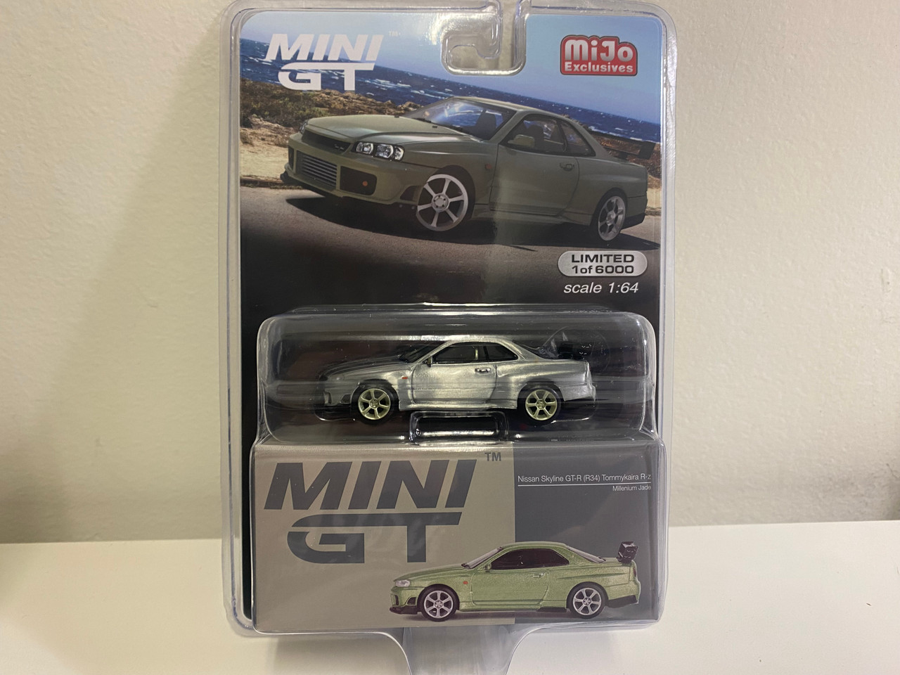 CHASE CAR 1/64 Mini GT Nissan Skyline GT-R (R34) Tommykaira R-z