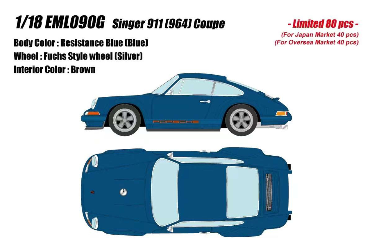 1/18 Porsche 911Singer (964) Coupe 限定80台 Make Up Eidolon 1:18 Singer Porsche 911 Coupe (964) in