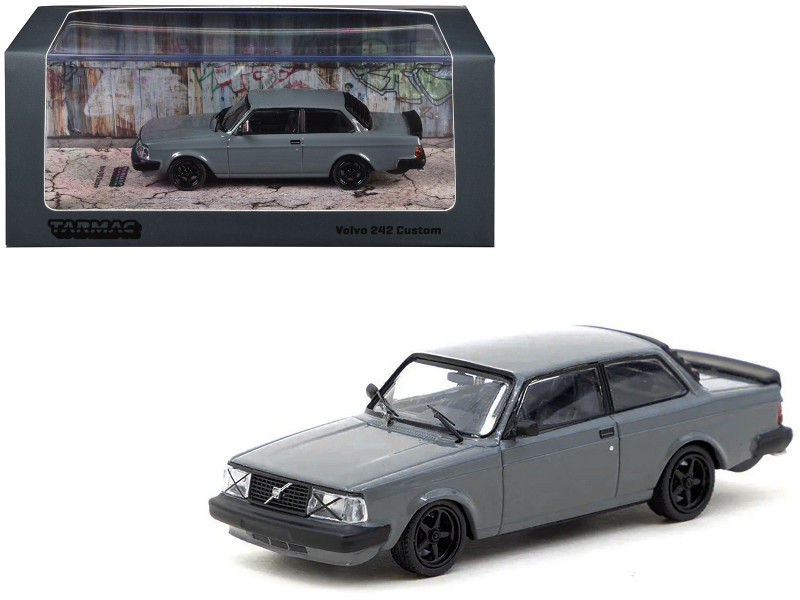 1/64 Tarmac Works Volvo 242 Custom (Grey) Diecast Car Model