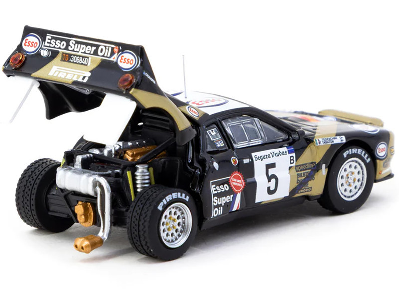 専用ホビー 389 1/64 Tarmac Works 1985 Lancia 037 Rally #5 Rally Catalunya (Black