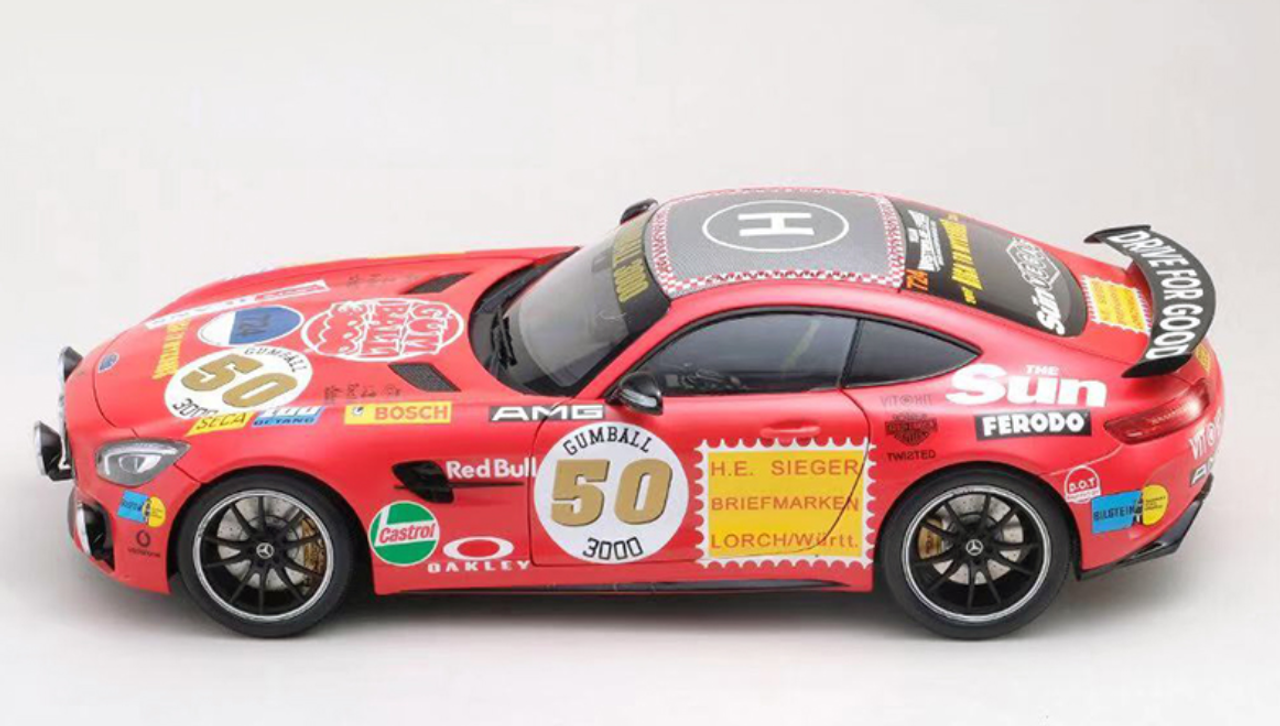 1/18 Almost Real AR Mercedes-Benz Mercedes AMG GT-R GTR Rote Sau Diecast Car Model