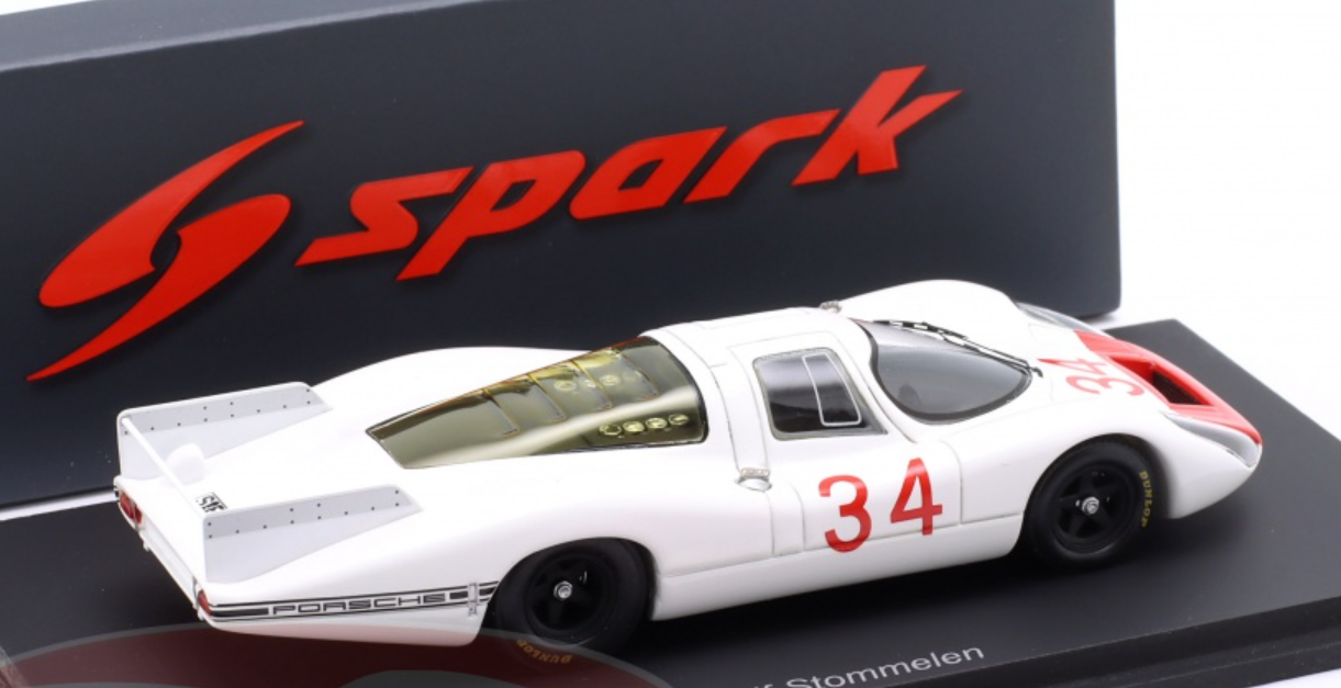 Coche miniatura Porsche 907 1/43 Spark No.67 24h Le Mans 1968 /H.Linge - Coches