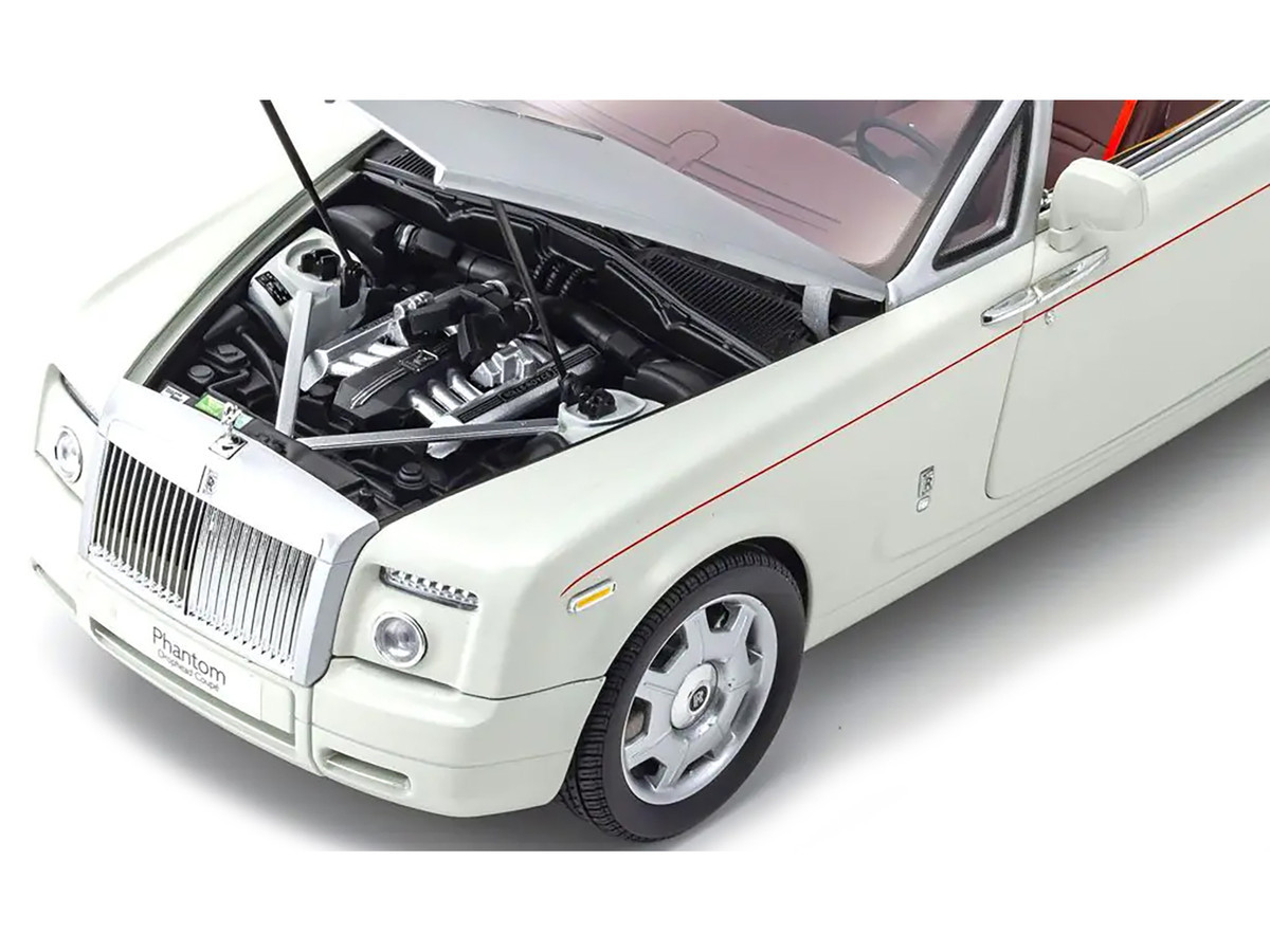 1/18 Kyosho Rolls-Royce Phantom Drophead Coupe (English White