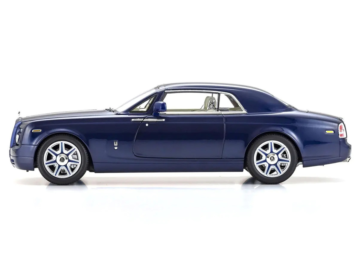 1/18 Kyosho Rolls Royce Phantom Coupe (Blue Metallic) Full Open