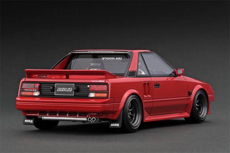 1/18 Ignition Model Toyota MR2 AW11 (Red) Car Model - LIVECARMODEL.com