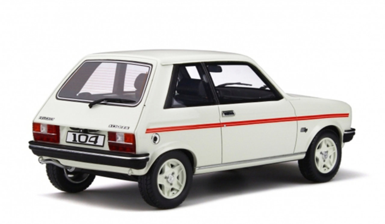 1/18 OTTO Peugeot 104 ZS Resin Car Model Limited