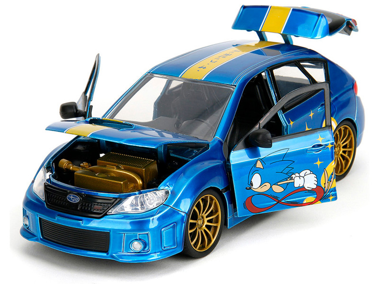 2012 Subaru Impreza WRX STI Blue Metallic with Graphics and
