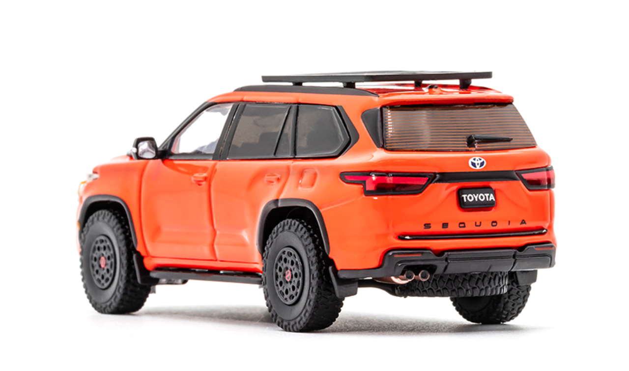 1/64 GCD 2023 Toyota Sequoia TRD Pro (Solar Octane Orange) Diecast Car Model