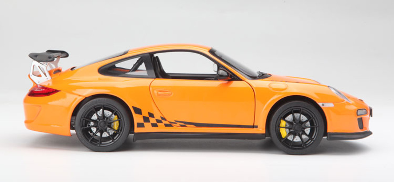 1/18 Norev 2010 Porsche 911 GT3 RS (Orange) Diecast Car Model