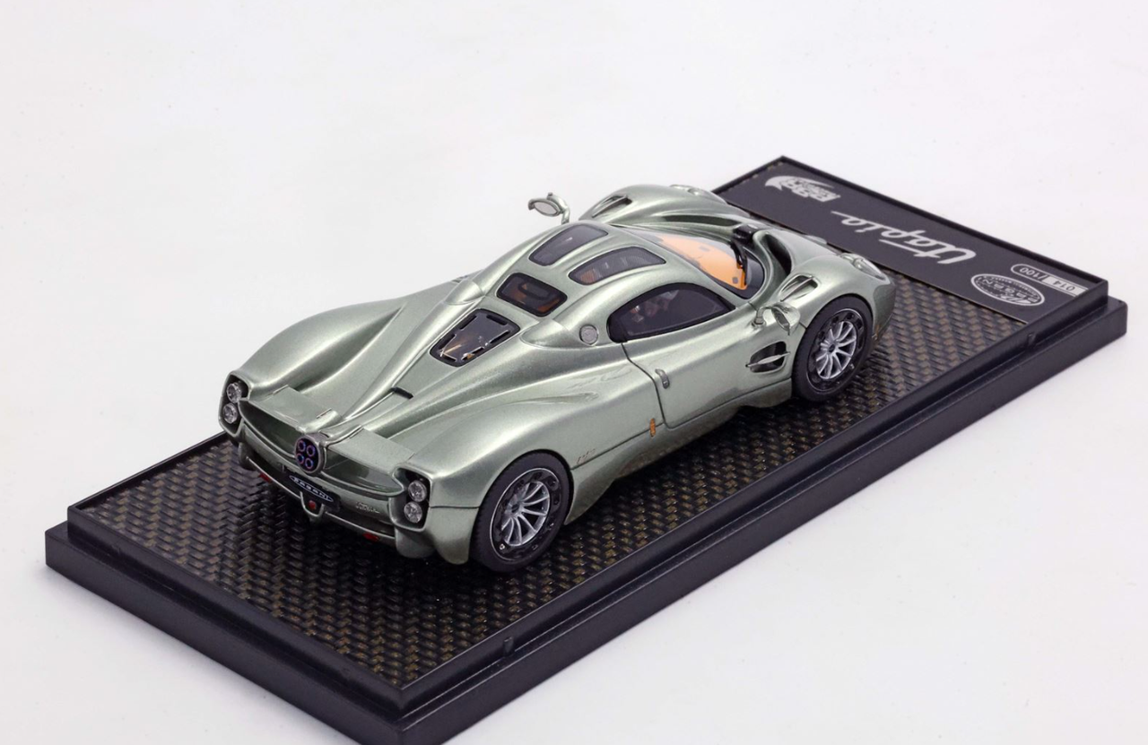 1/43 BBR Pagani Utopia (Green Pampa) Car Model Limited 100 Pieces