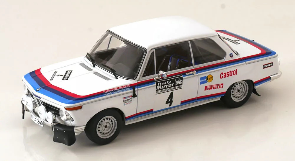 1/18 Ixo 1973 BMW 2002 #4 7th RAC Rallye BMW Motorsport GmbH Björn