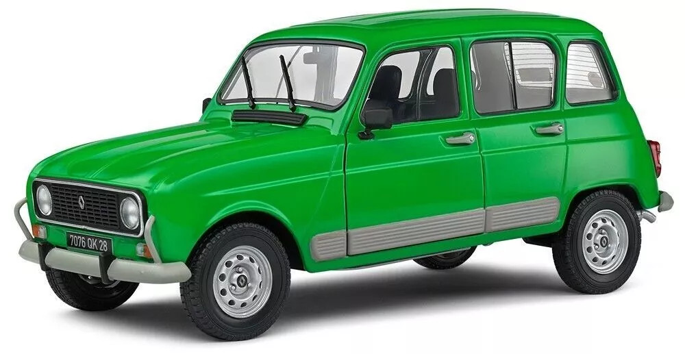 1/18 Solido 1978 Renault 4L GTL (Green) Diecast Car Model