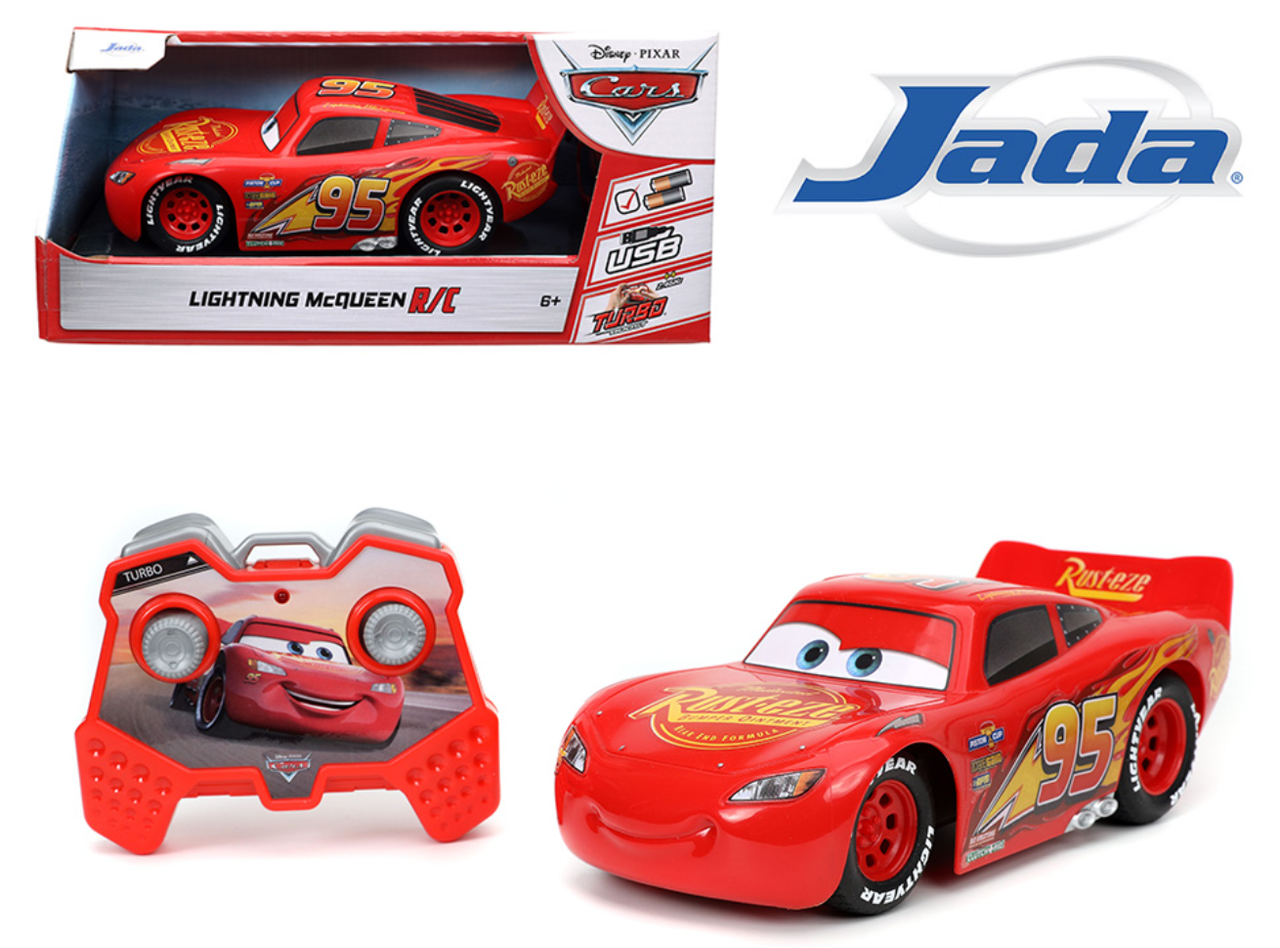 ミニカー jada toys Cars Lightning McQueen 1/24 Jada Radio Control movie