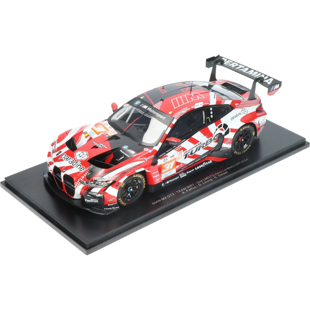 1/18 Spark BMW M4 GT3 No.31 TEAM WRT 2nd LMGT3 class Le Mans 24H