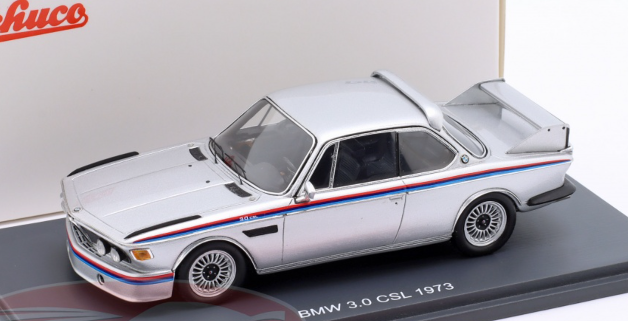 BMW CSL 3.0 | White Diecast ホワイト 1⁄43 Schuco Car (左ハンドル