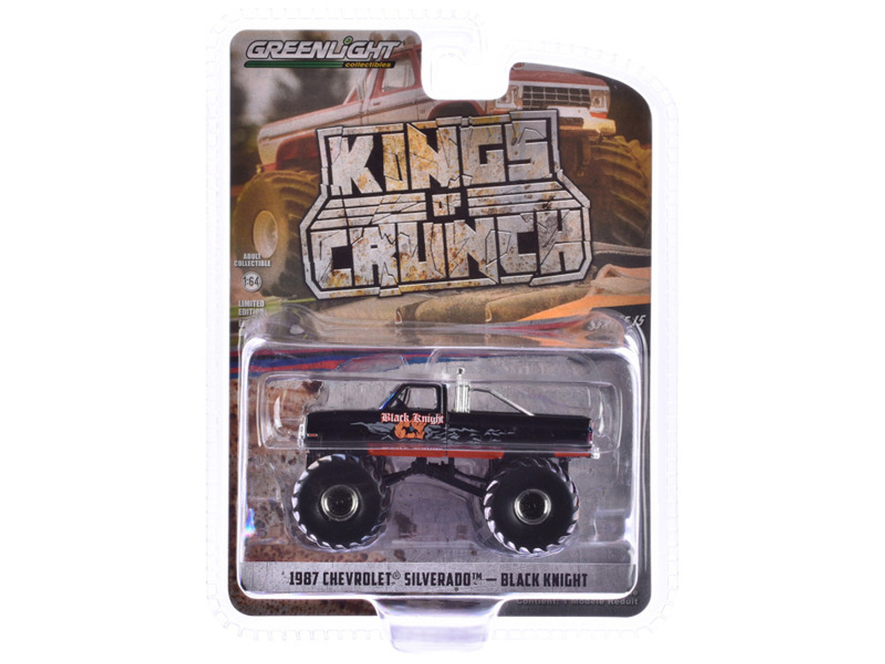 レイ 1987 Chevrolet Silverado Monster Truck Black 