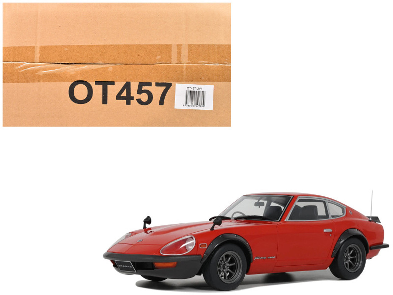 1/18 OTTO 1972 Nissan Fairlady Z 240 ZG (Red) Car Model