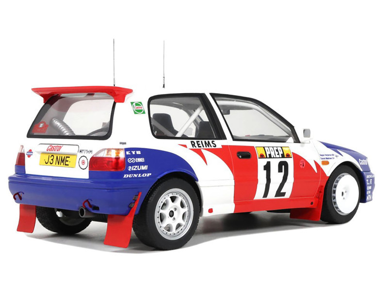 1/18 OTTO 1992 Nissan Sunny GTI-R (White) Tommi Makinen Rallye