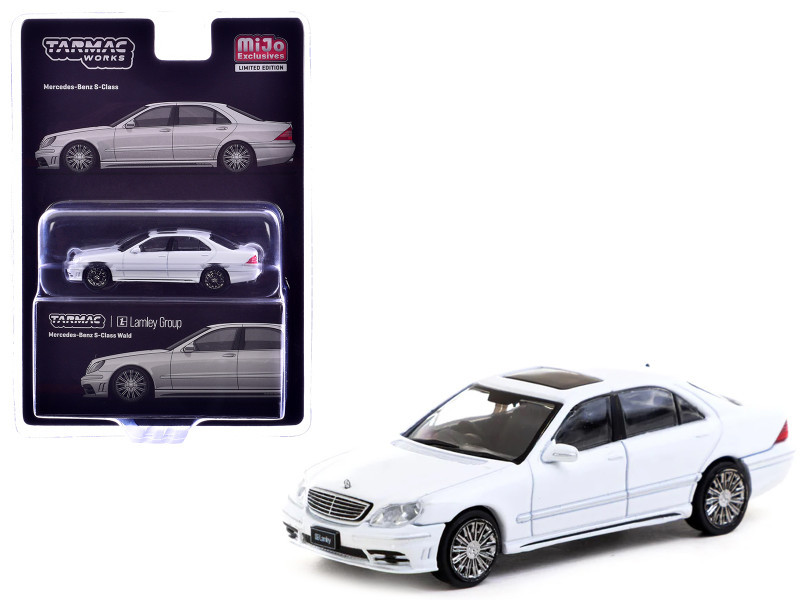 1/64 Tarmac Works Mercedes-Benz S-Class Wald Alabaster (White