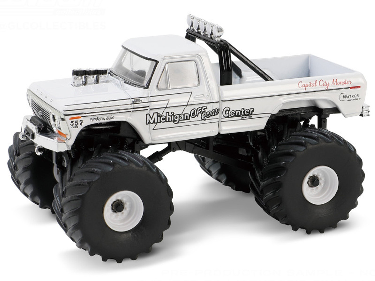 chie 1978 Ford F-250 Monster Truck White 