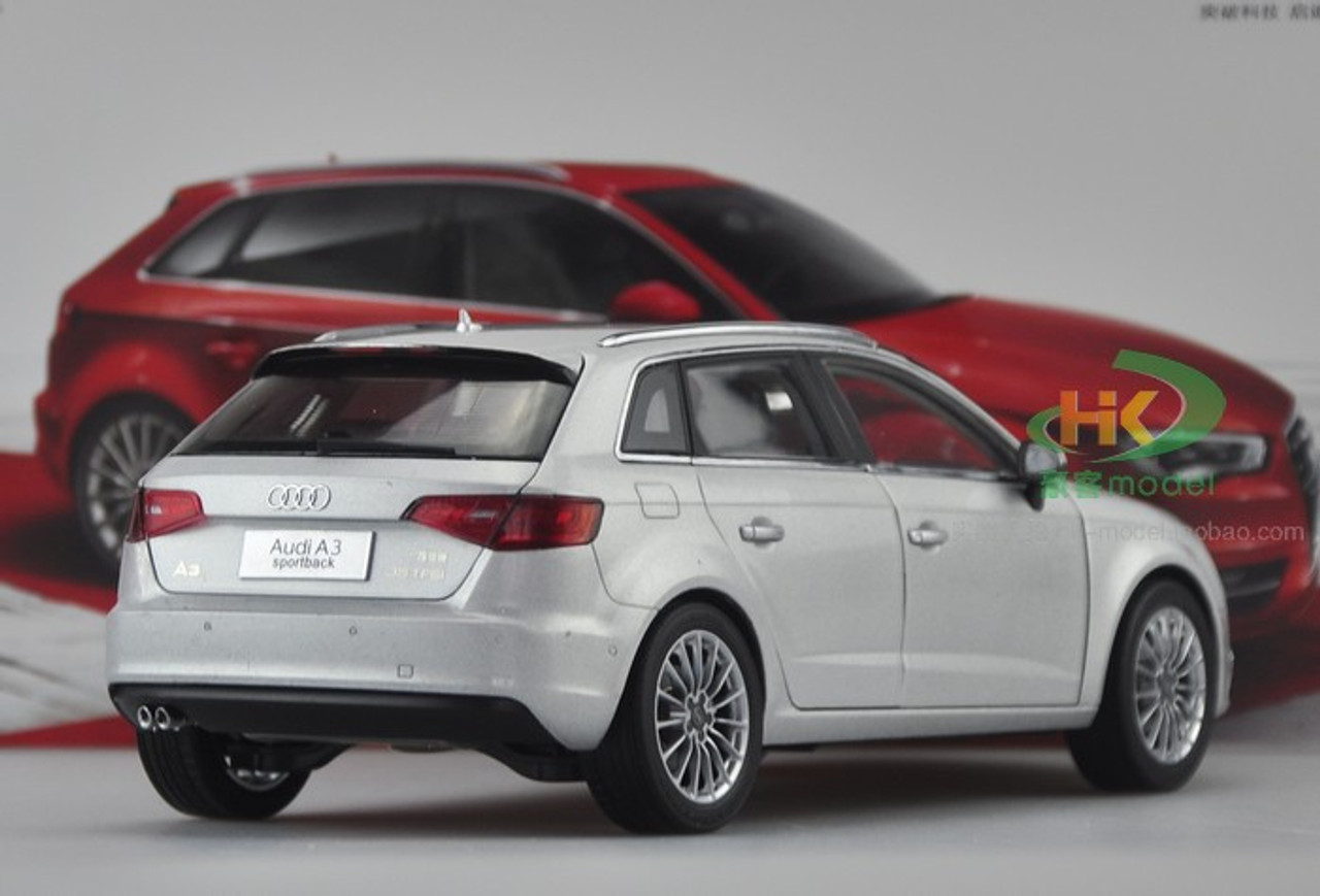 1/18 Dealer Edition Audi A3 Sportback (Silver) Diecast Car Model