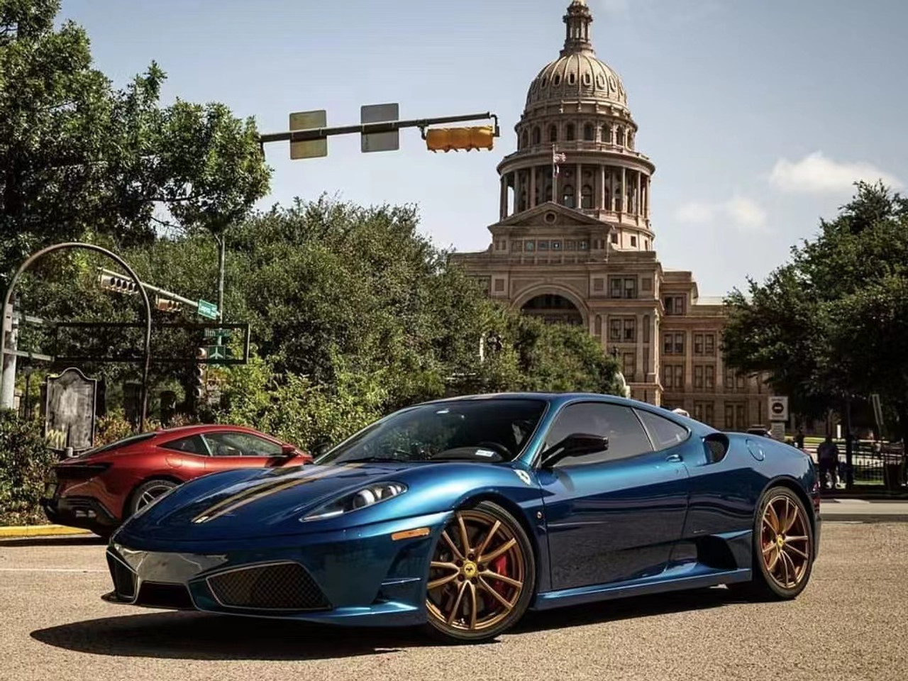 カタリナ 1/18 HH Model Ferrari F430 Scuderia (Blu Abu Dhabi Blue