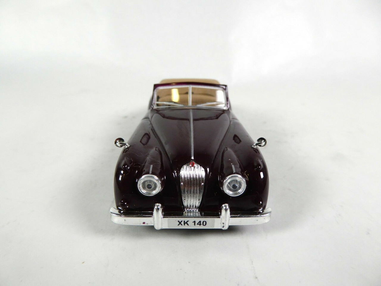 1/43 Jaguar XK140 XK 140 Convertible Roadster (Maroon) Car Model
