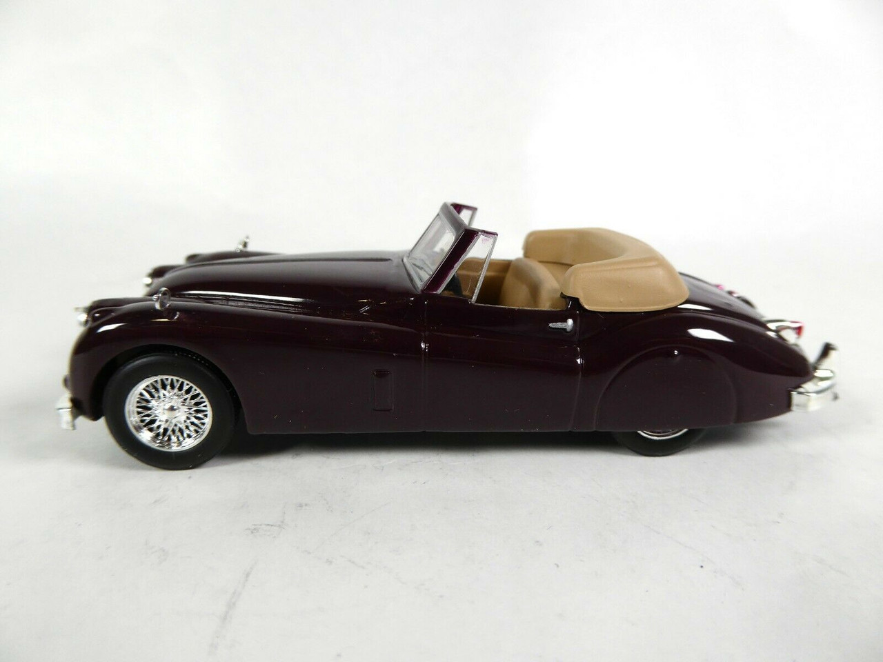 1/43 Jaguar XK140 XK 140 Convertible Roadster (Maroon) Car Model