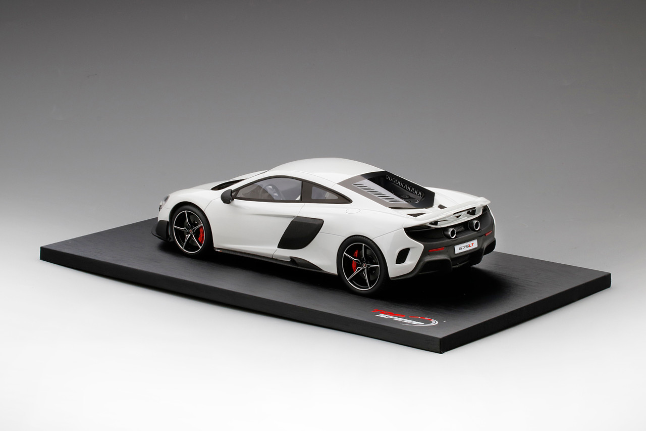 1/18 Top Speed McLaren 675LT Silica (White) Resin Car Model