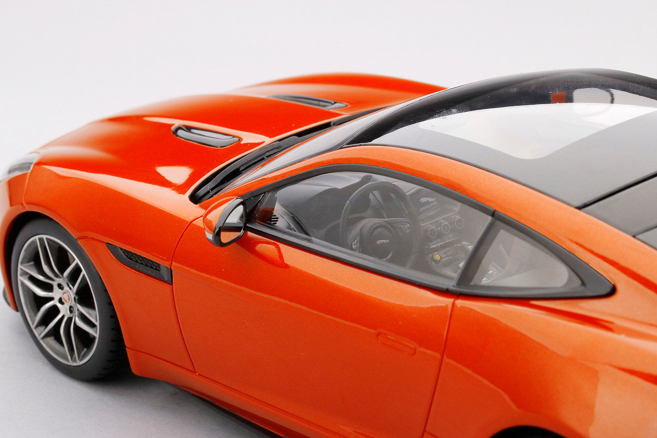 1/18 Top Speed Jaguar F-Type FType R Coupe (Firesand Metallic Orange) Resin Car Model Limited