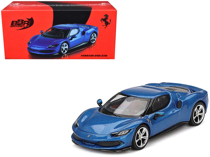 1/64 BBR Ferrari 296 GTB (Blu Corsa Blue) Car Model - LIVECARMODEL.com