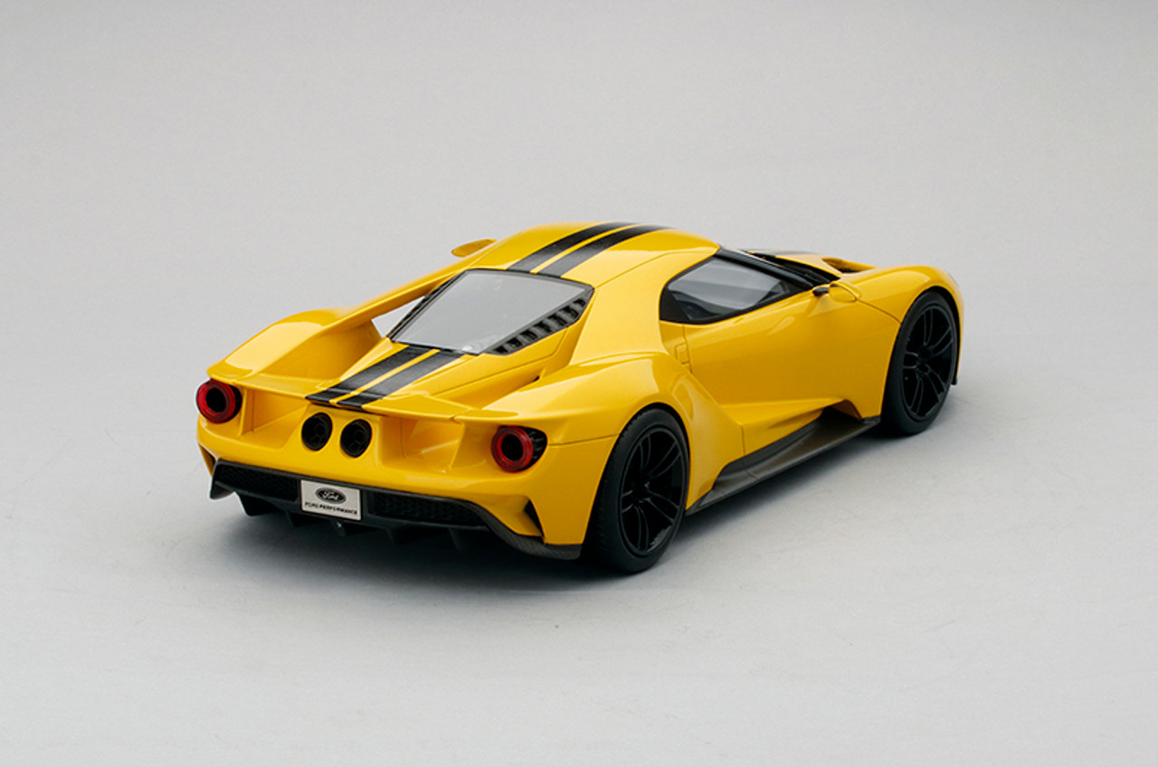 1/18 Top Speed Ford GT 2015 Los Angeles Auto Show - Triple Yellow Resin Car Model