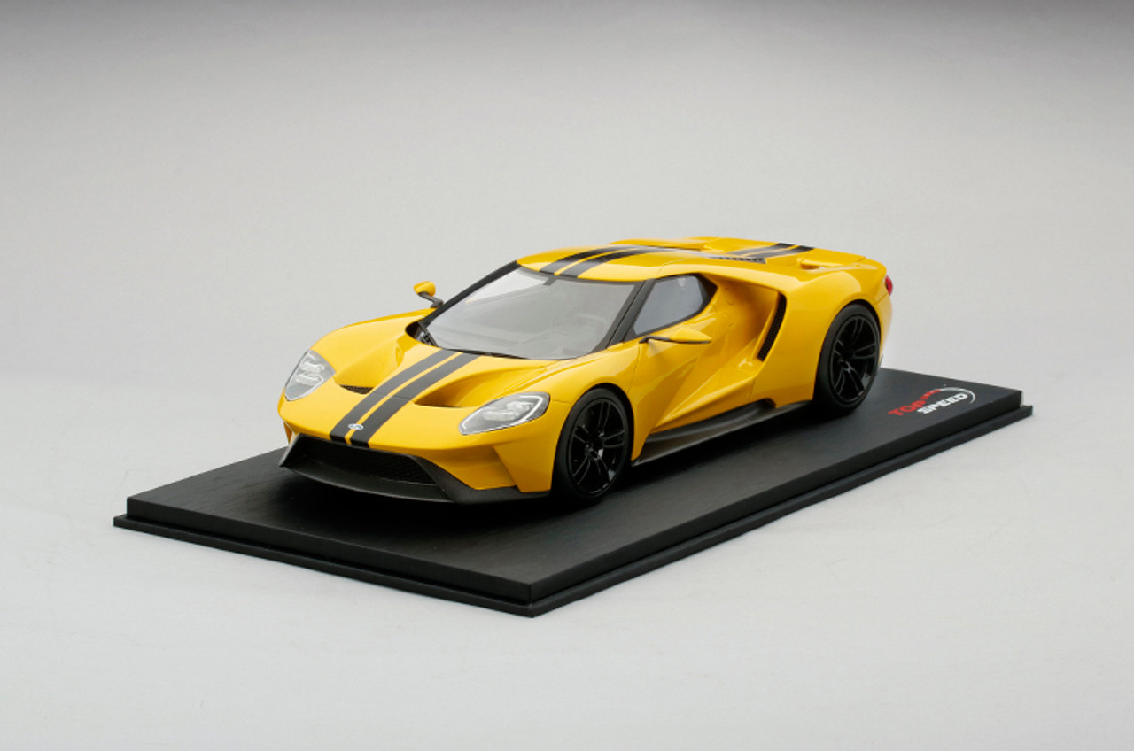 新品再入荷TOP SPEED フォード GT 2015 1/18 ミニカー ブルー FORD 乗用車