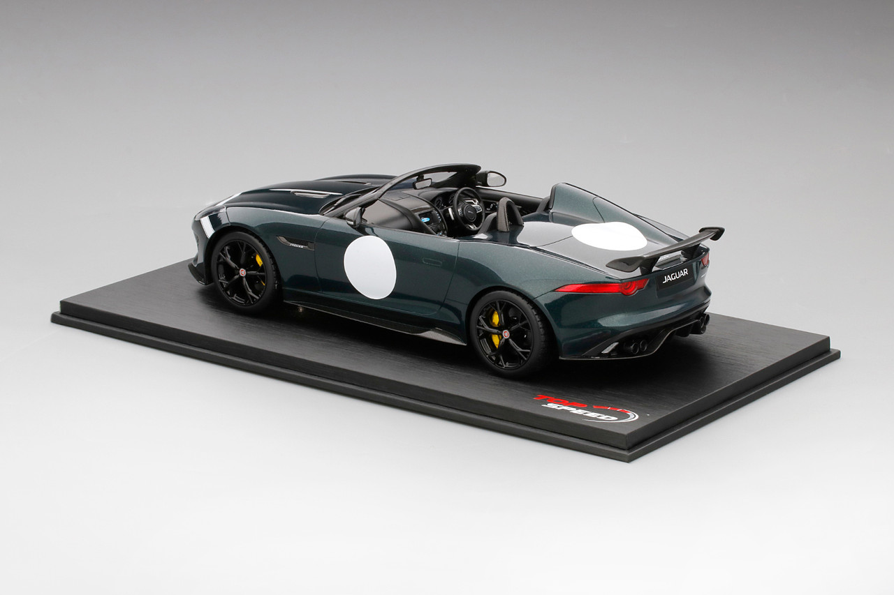 1/18 Top Speed Jaguar F-TYPE Project 7 British Racing Green Metallic Resin Car Model Limited