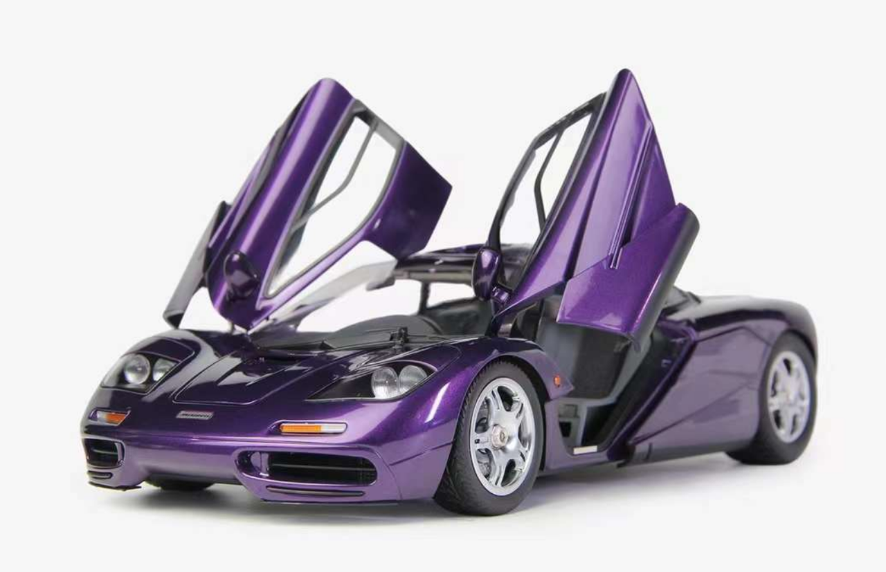 LCD models 1/18 マクラーレン f1 xp5 紫 1/18 LCD McLaren F1 XP5 (Pearl Purple) Diecast Car Model