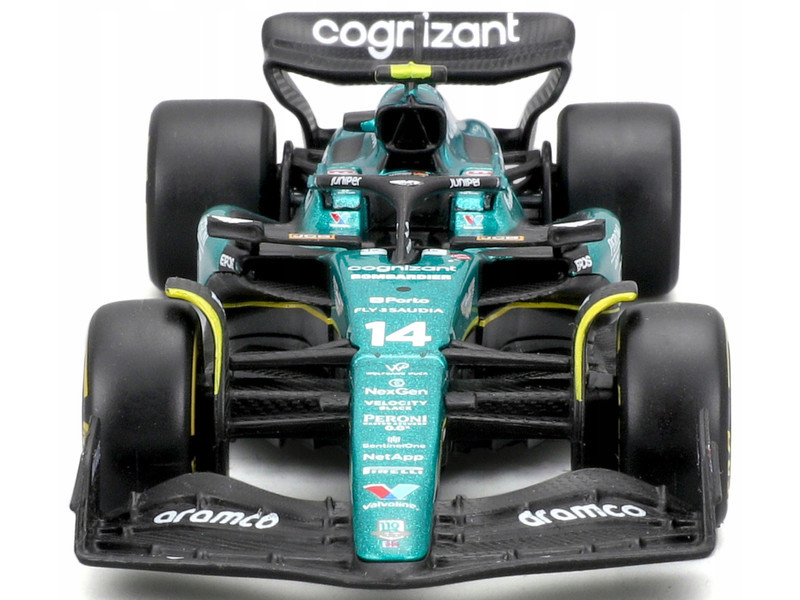 1/43 BBurago 2023 Formula 1 Fernando Alonso Aston Martin AMR23 #14