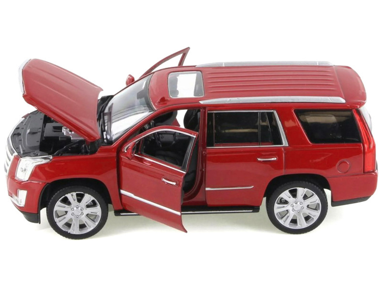1/24 Welly 2017 Cadillac Escalade with Sunroof (Red Metallic